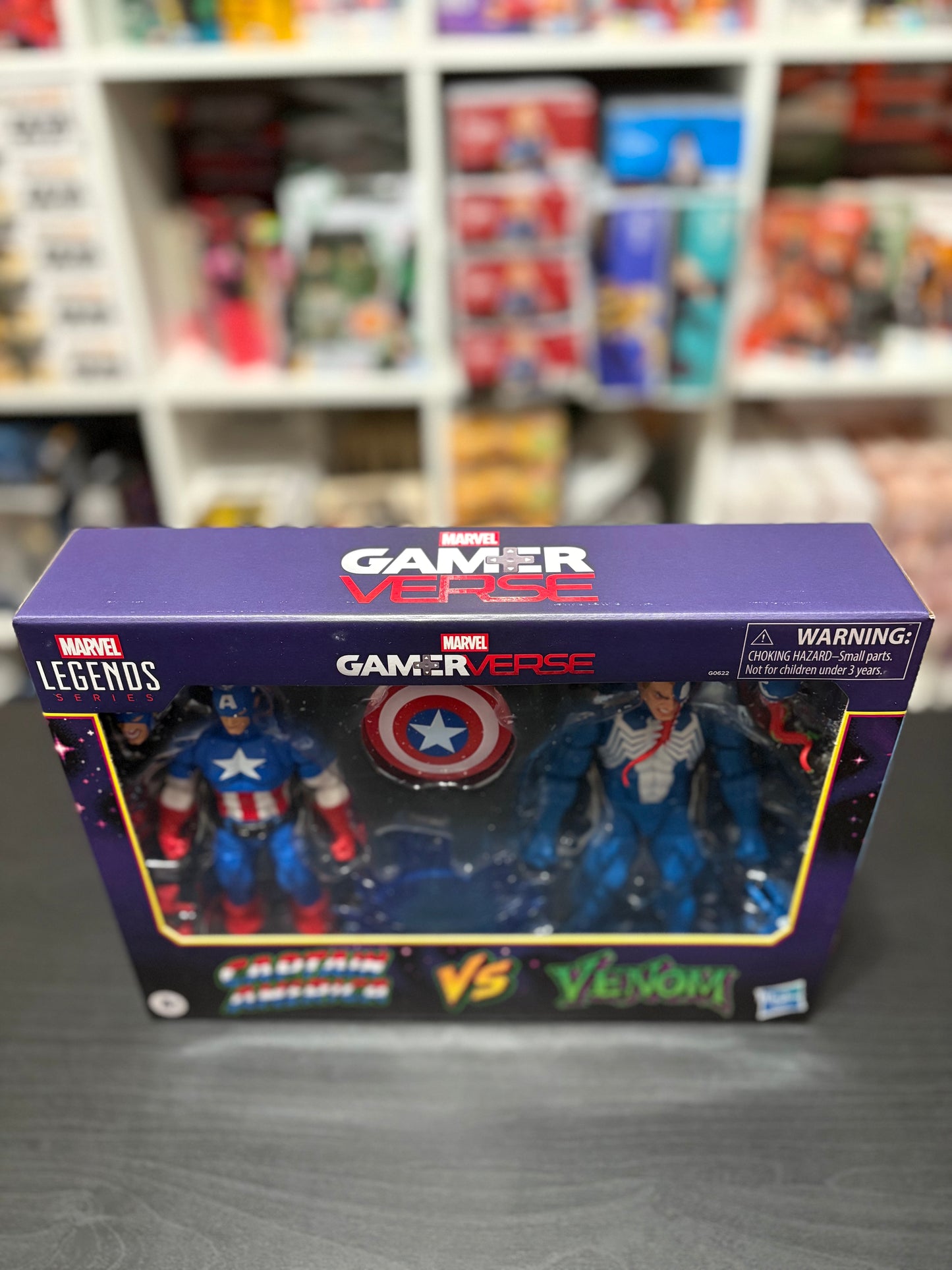 Marvel Legends Series Gamerverse Captain America vs Venom by Hasbro