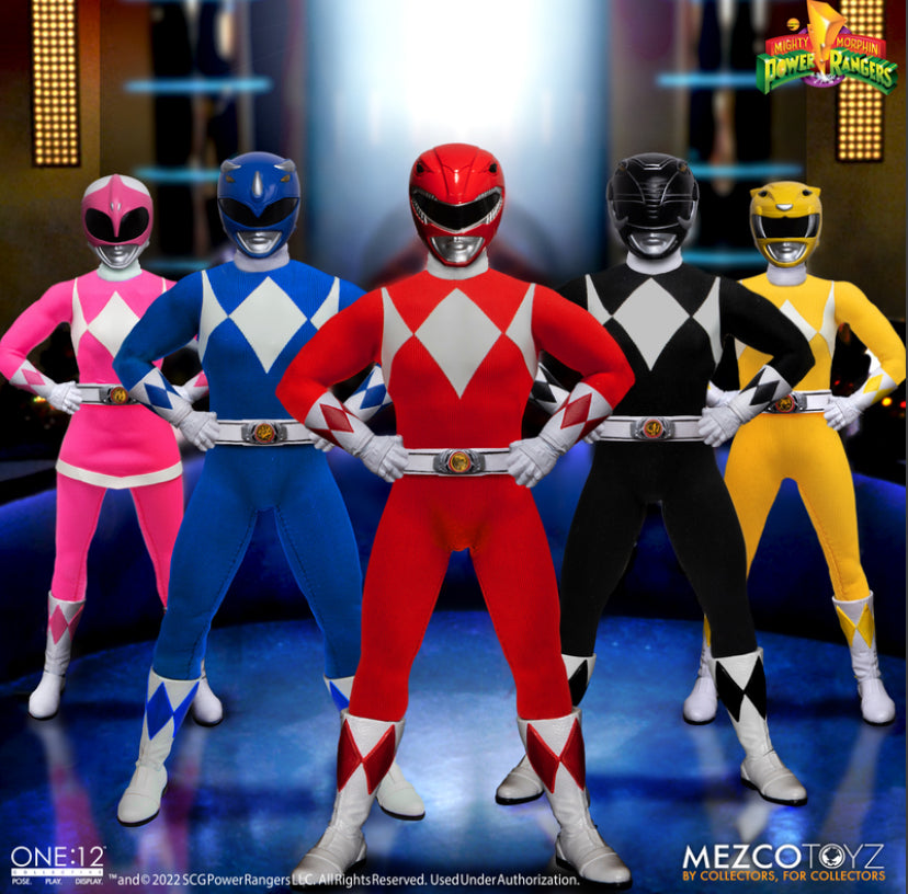 Mezco Toyz One:12 Collective Mighty Morphin' Power Rangers Deluxe Boxed Set