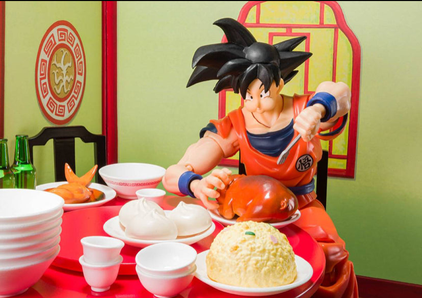 Bandai S.H. Figuarts Dragon Ball Z Son Goku Eating Scene Harahachibunme Set