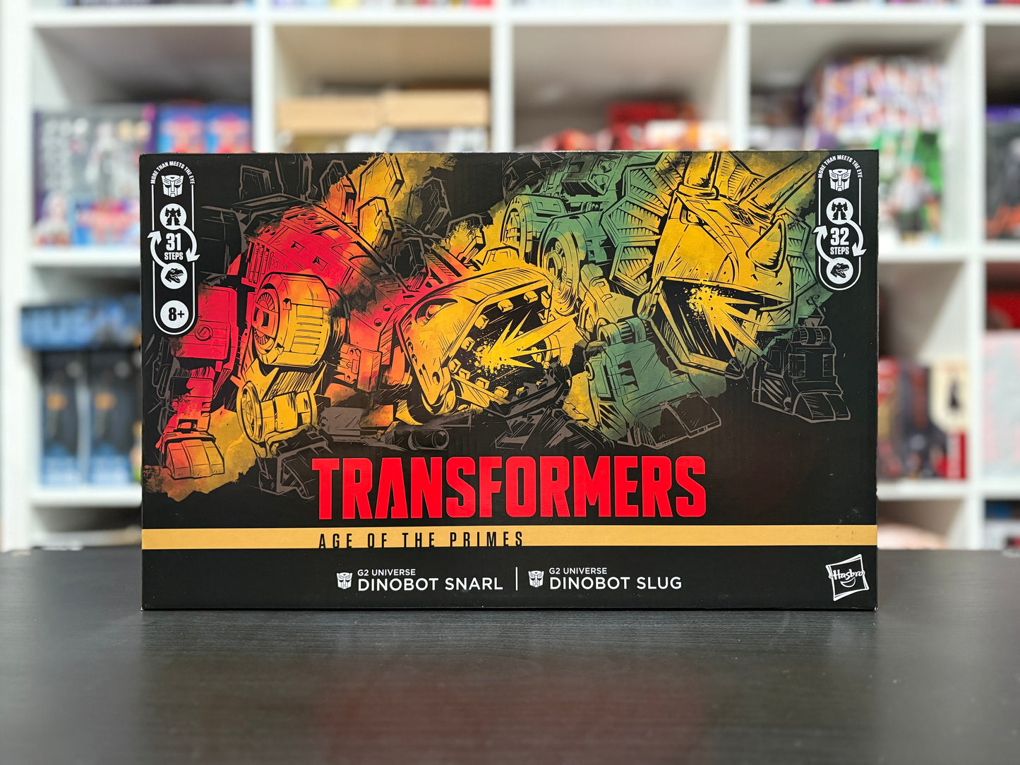Transformers Generations Selects Age of the Primes Leader Class G2 Universe Dinobots Slug and Snarl by Hasbro