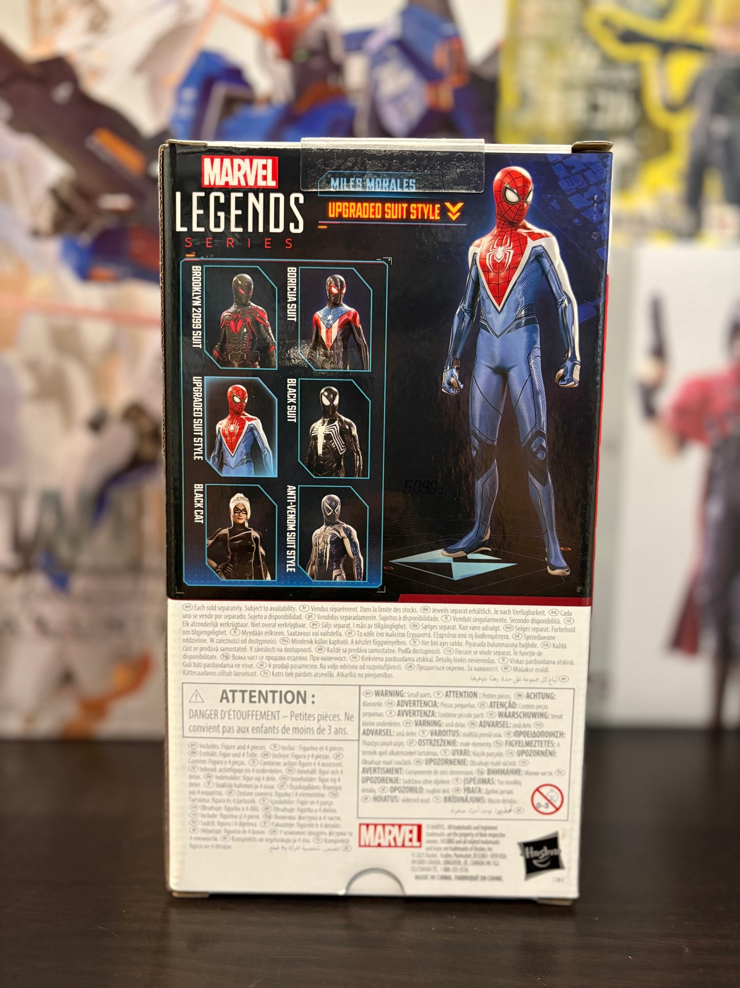 Marvel Legends Spider-Man 2 Gamerverse Miles Morales Upgraded Suit by Hasbro