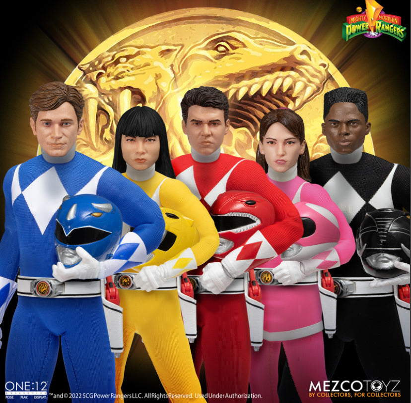 Mezco Toyz One:12 Collective Mighty Morphin' Power Rangers Deluxe Boxed Set