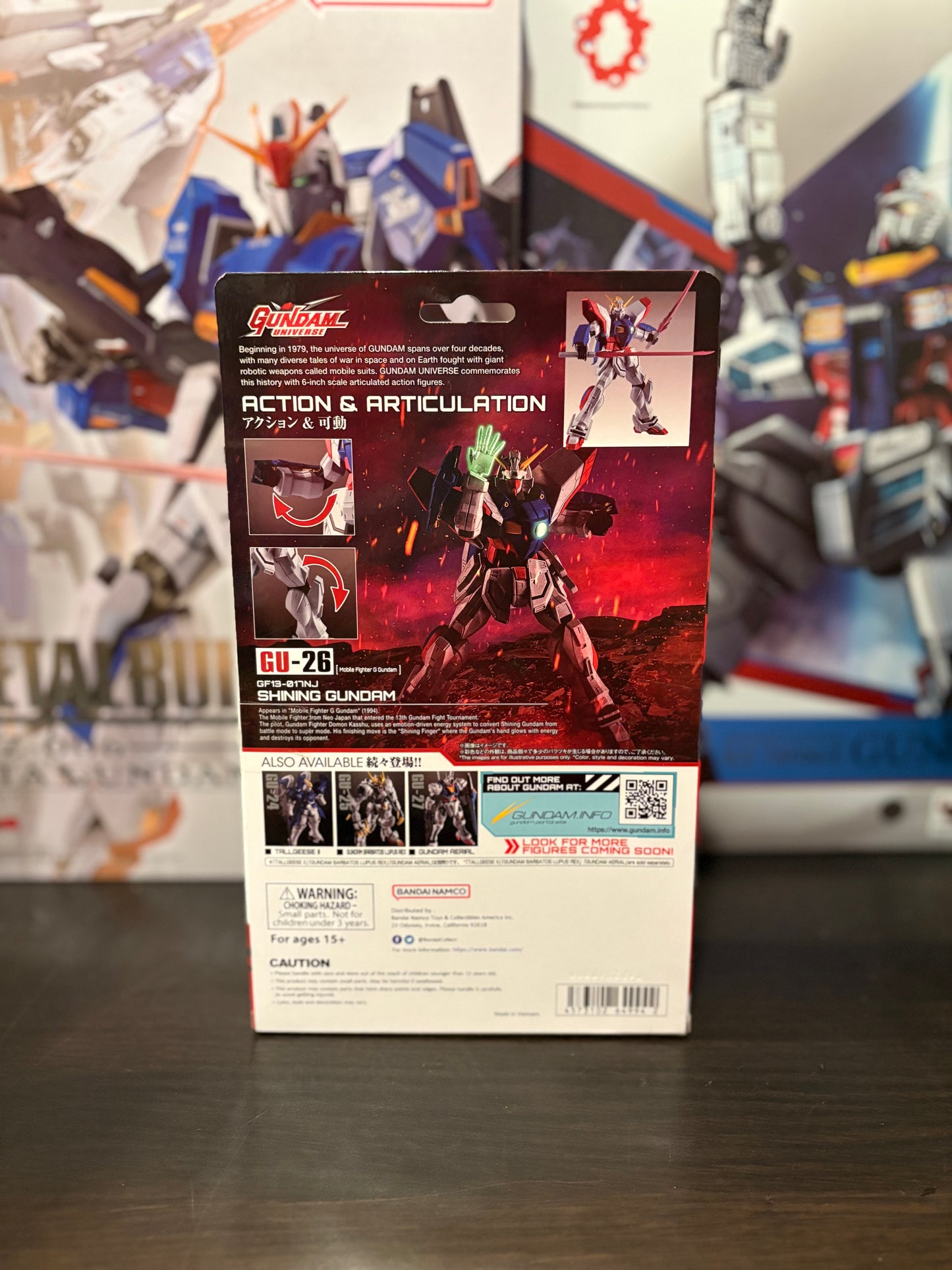 GUNDAM UNIVERSE GF13-017 NJ SHINING GUNDAM Bandai Namco