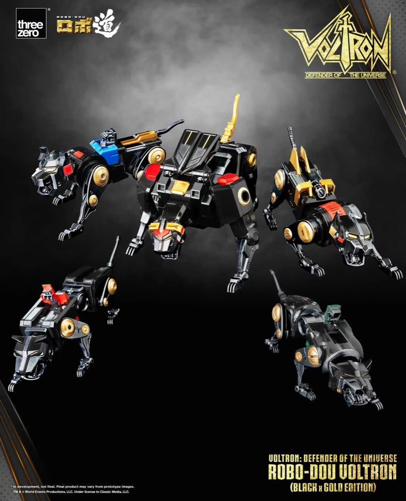 Voltron Black and Gold Edition by Threezero
