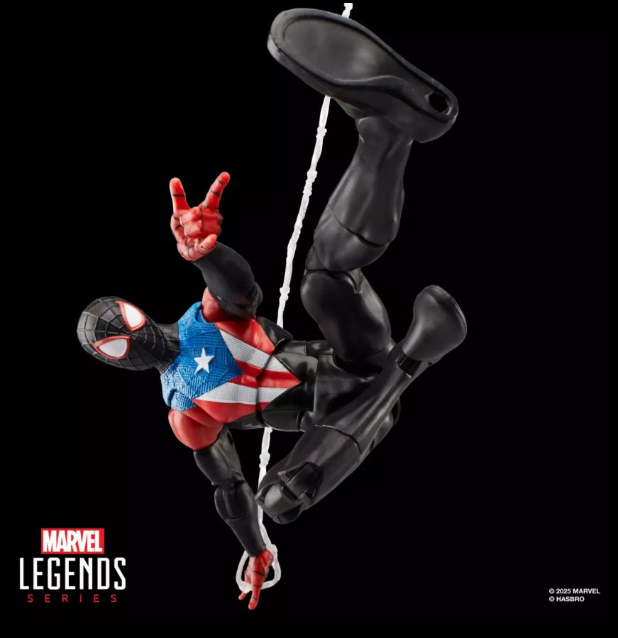 Spider-Man 2 Marvel Legends Gamerverse Miles Morales Boricua Suit by Hasbro