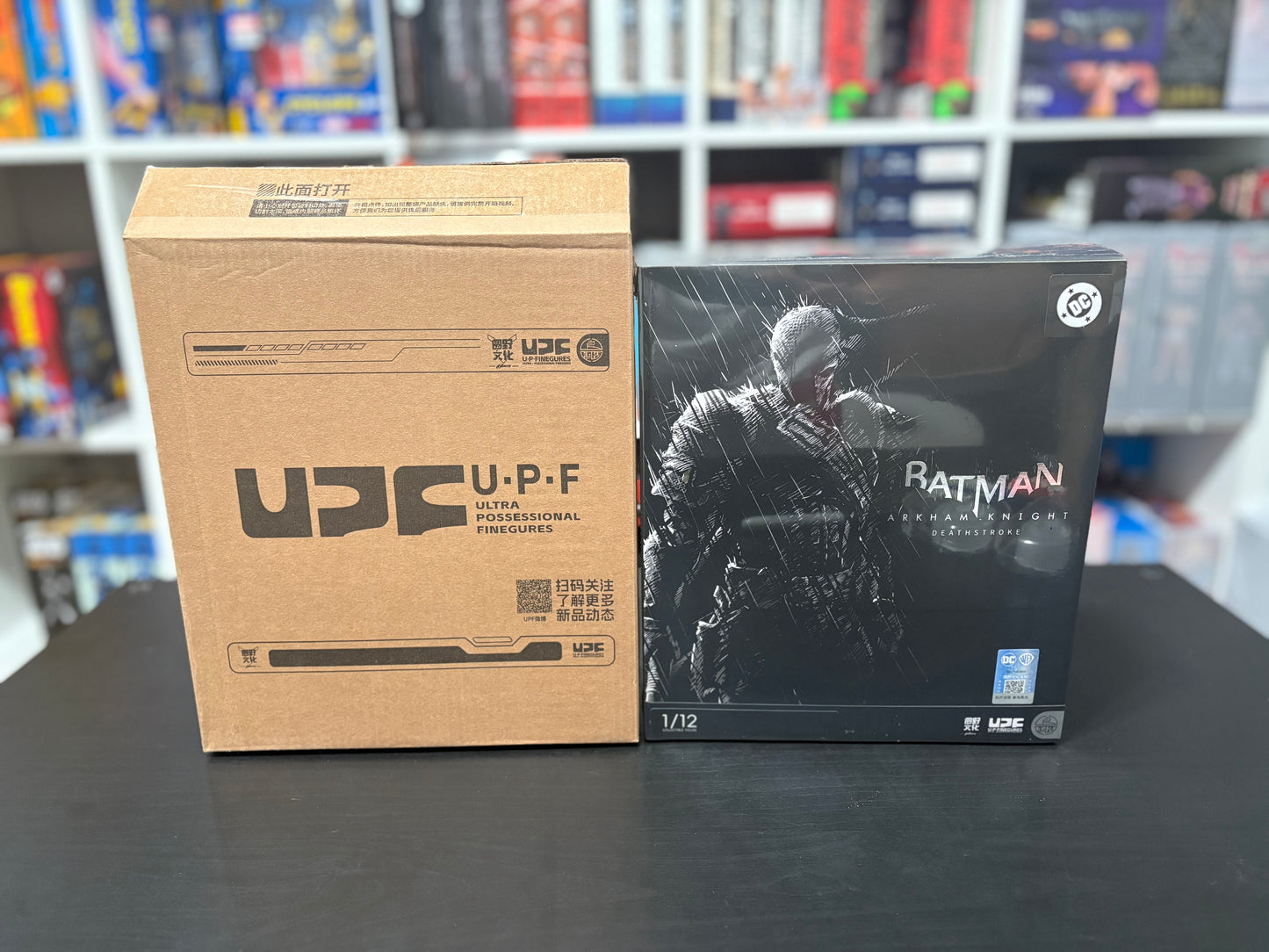 DC Batman Arkham Knight Deathstroke 1/12 scale Action Figure by U-P-Finegures (LPZZ)