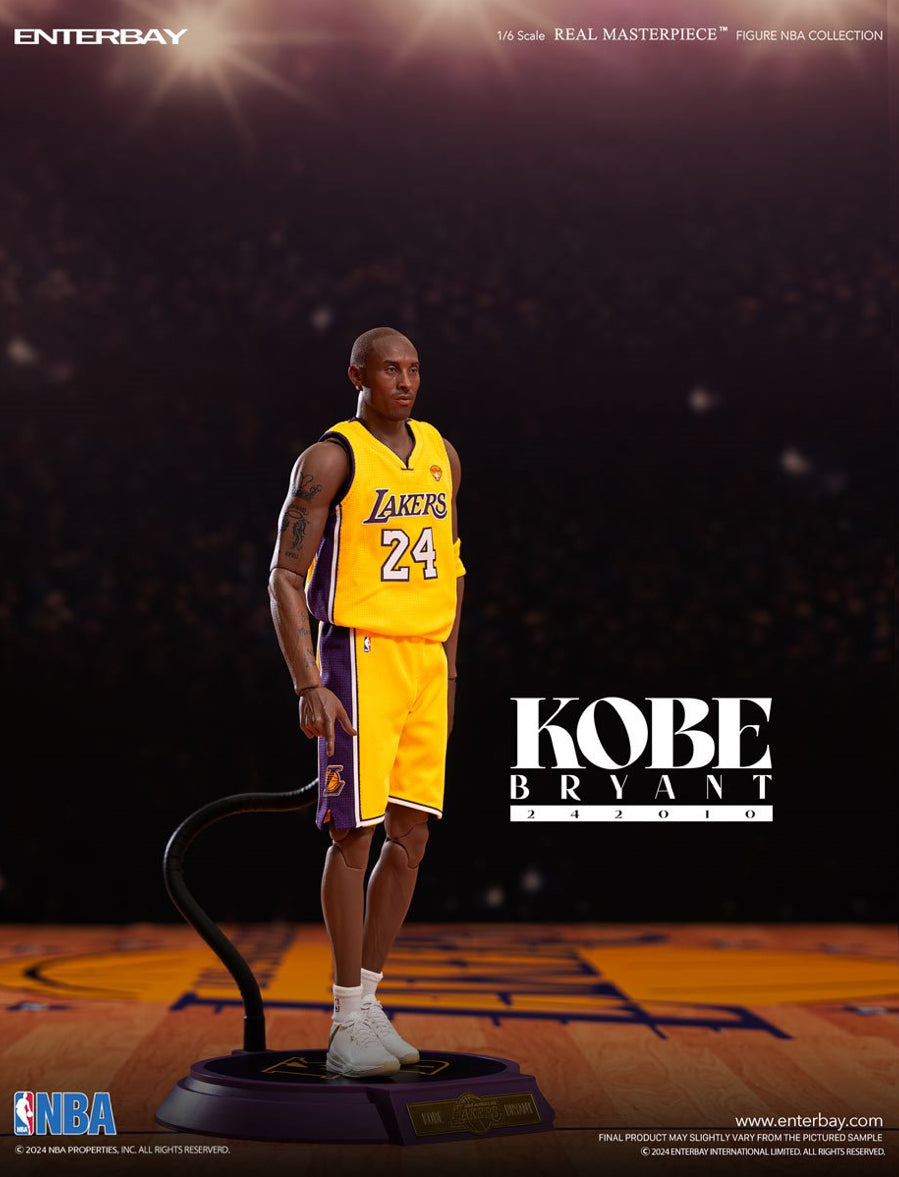 NBA 2010 Champion Los Angeles Lakers Kobe Bryant Real Masterpiece by Enterbay