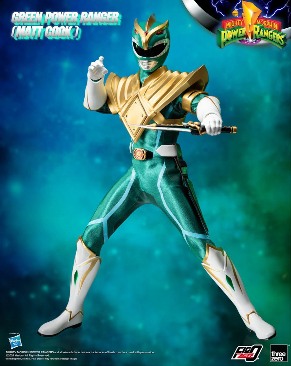 Mighty Morphin Power Rangers Green Ranger Matt Cook FigZero 1:6 Scale Action Figure Previews Exclusive