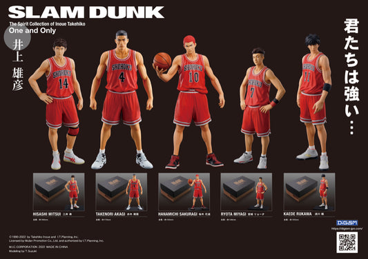 One and Only SLAM DUNK SHOHOKU STARTING MEMBER SET Figure by M.I.C.