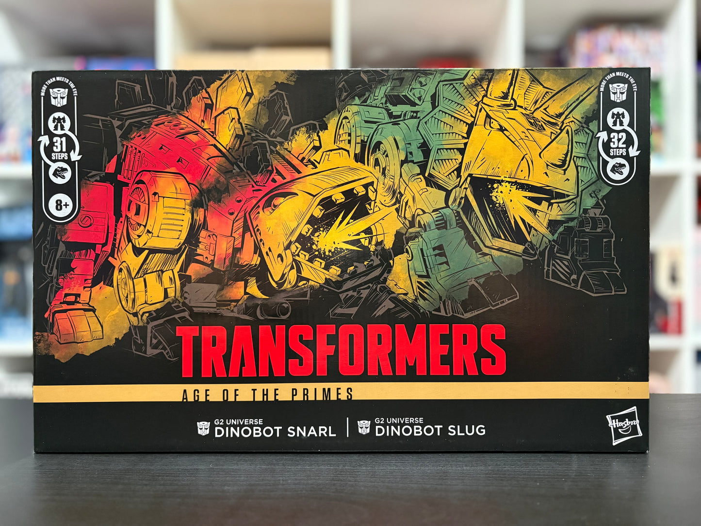 Transformers Generations Selects Age of the Primes Leader Class G2 Universe Dinobots Slug and Snarl by Hasbro