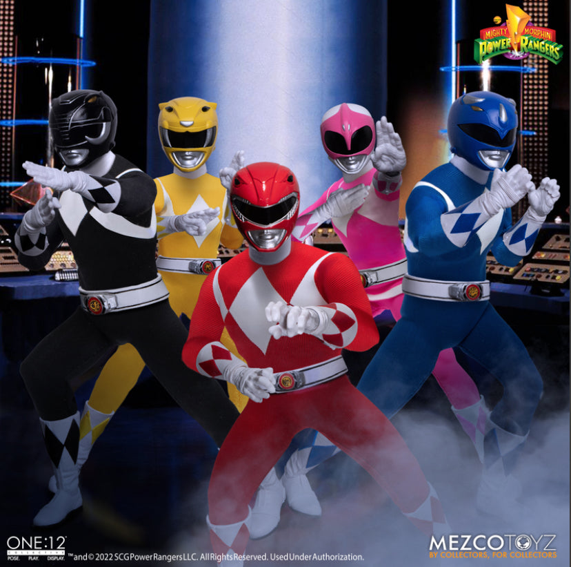Mezco Toyz One:12 Collective Mighty Morphin' Power Rangers Deluxe Boxed Set