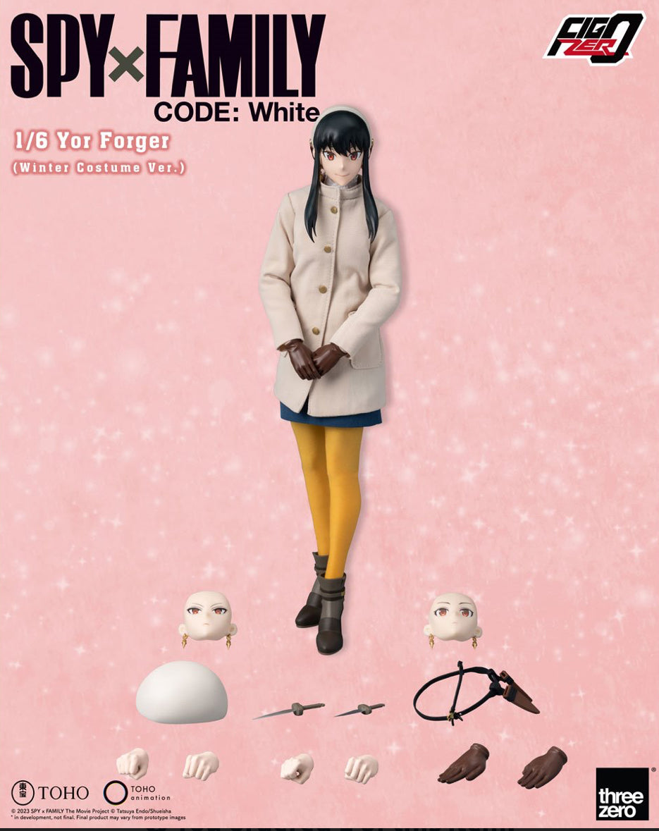 Spy x Family Code: White Yor Forger Winter Costume Version 1:6 Scale FigZero by
Threezero