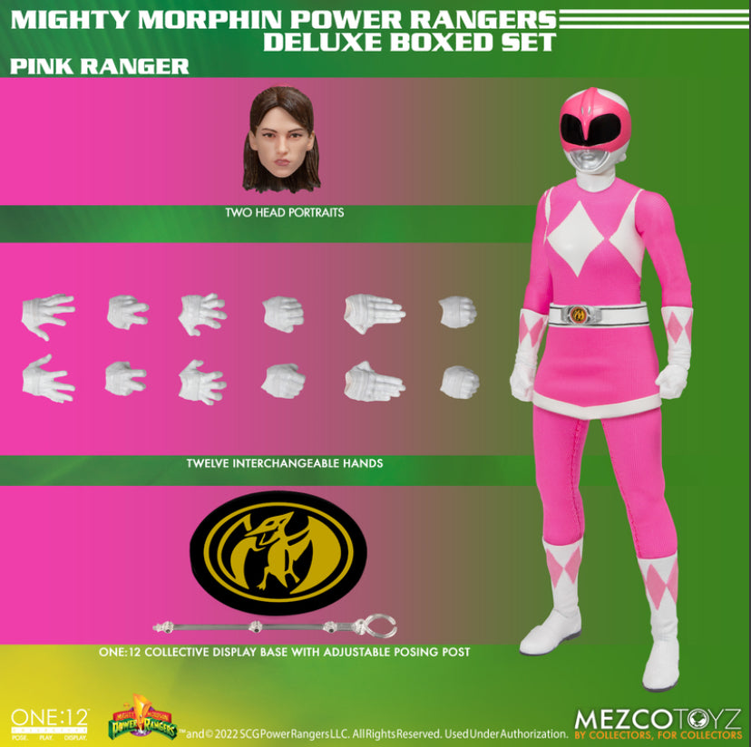 Mezco Toyz One:12 Collective Mighty Morphin' Power Rangers Deluxe Boxed Set