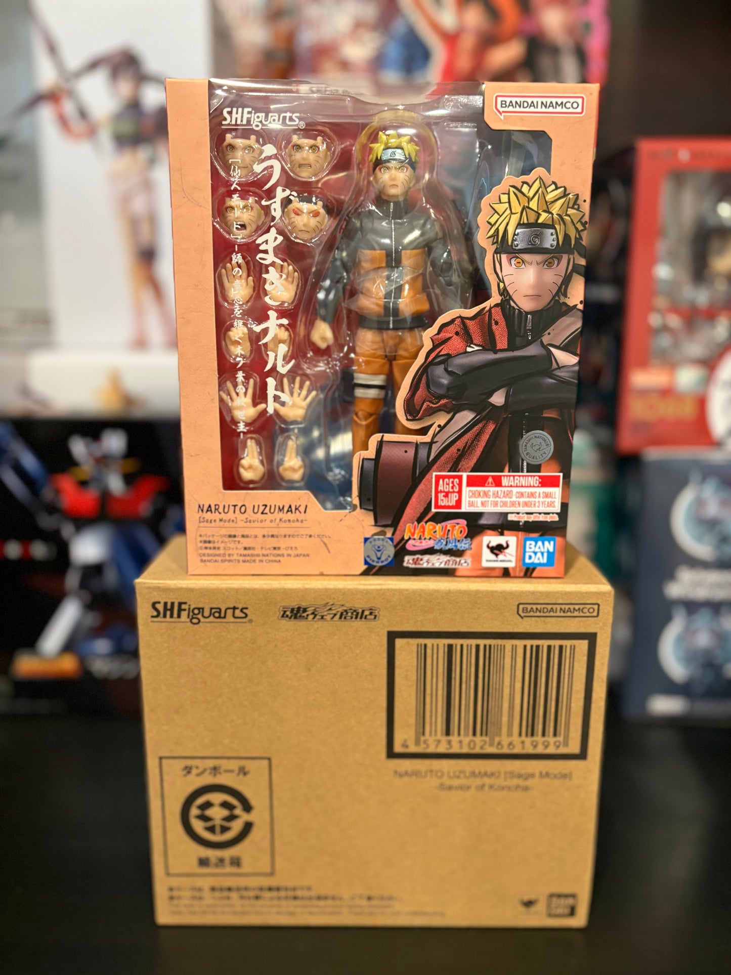 S.H. FIGUARTS NARUTO UZUMAKI SAGE MODE -SAVIOR OF KONOHA-