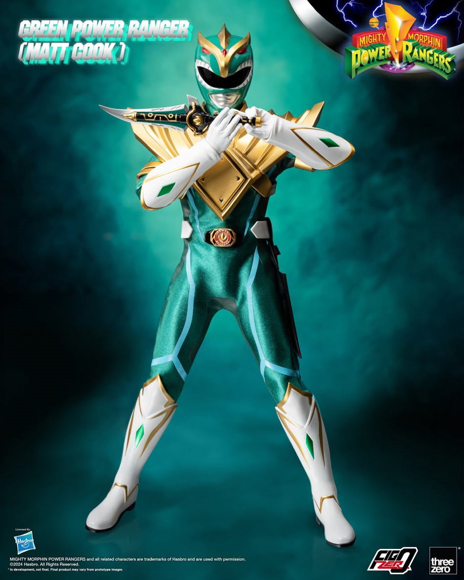 Mighty Morphin Power Rangers Green Ranger Matt Cook FigZero 1:6 Scale Action Figure Previews Exclusive