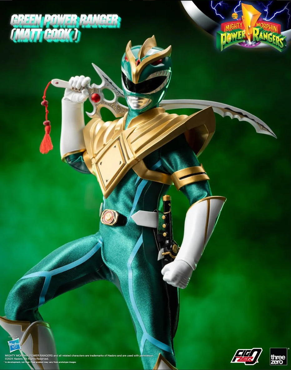 Mighty Morphin Power Rangers Green Ranger Matt Cook FigZero 1:6 Scale Action Figure Previews Exclusive