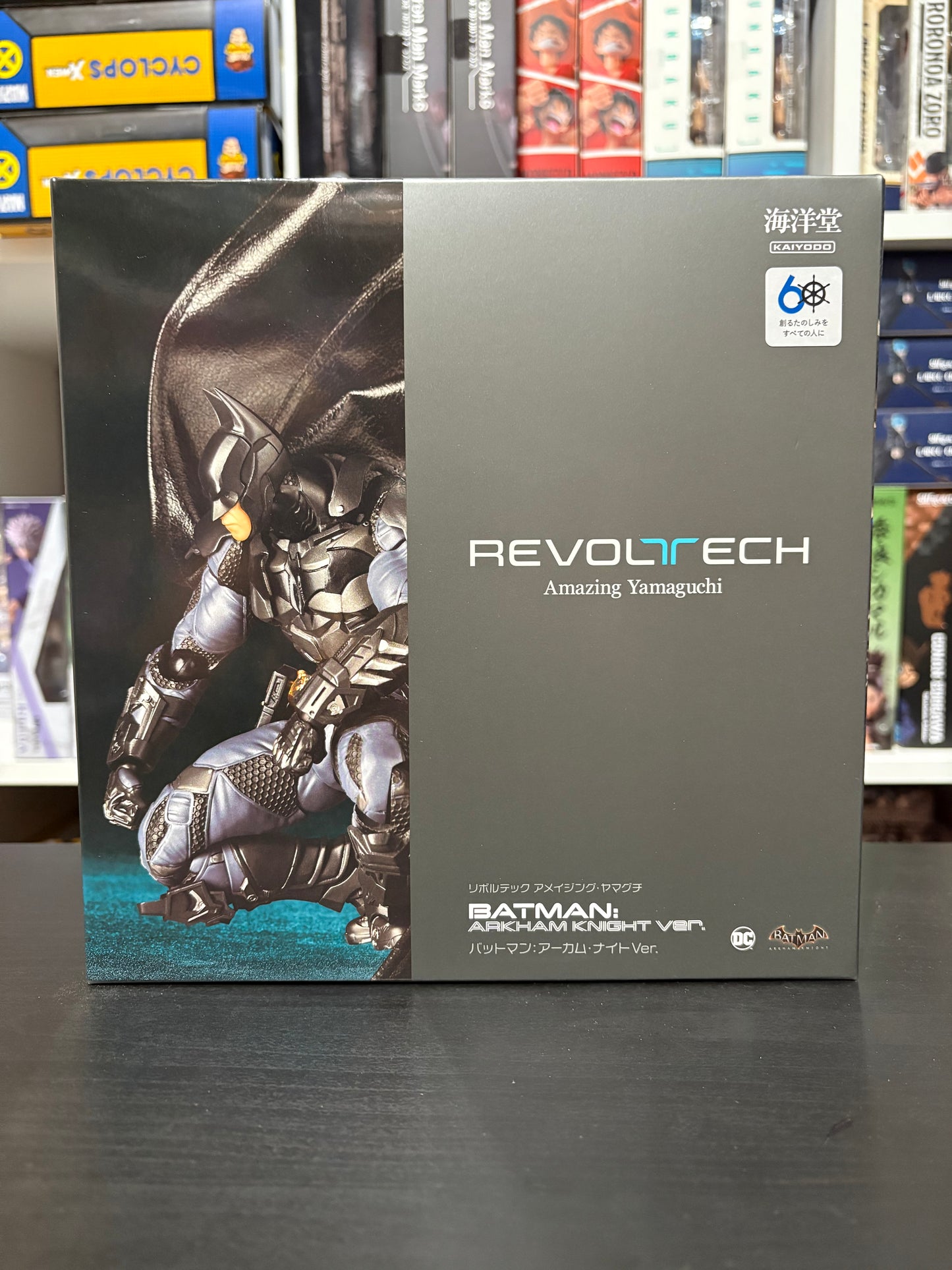 Batman Arkham Knight Amazing Yamaguchi Revoltech *with BONUS FACE PLATE by Kaiyodo