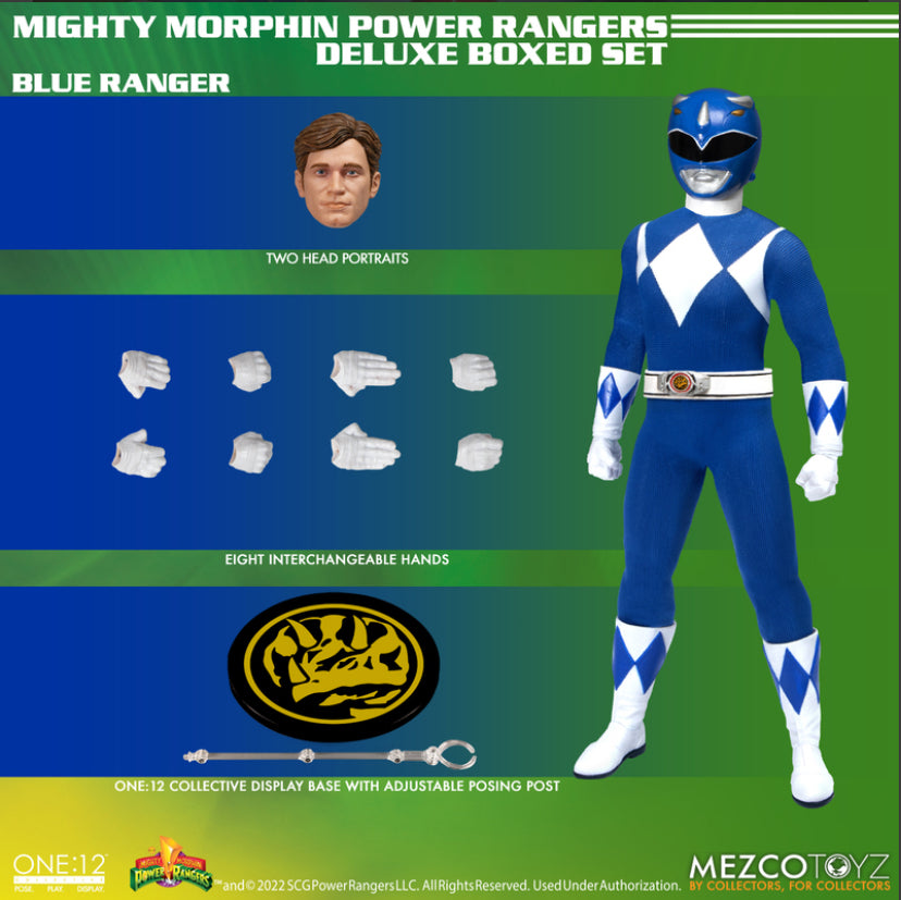 Mezco Toyz One:12 Collective Mighty Morphin' Power Rangers Deluxe Boxed Set