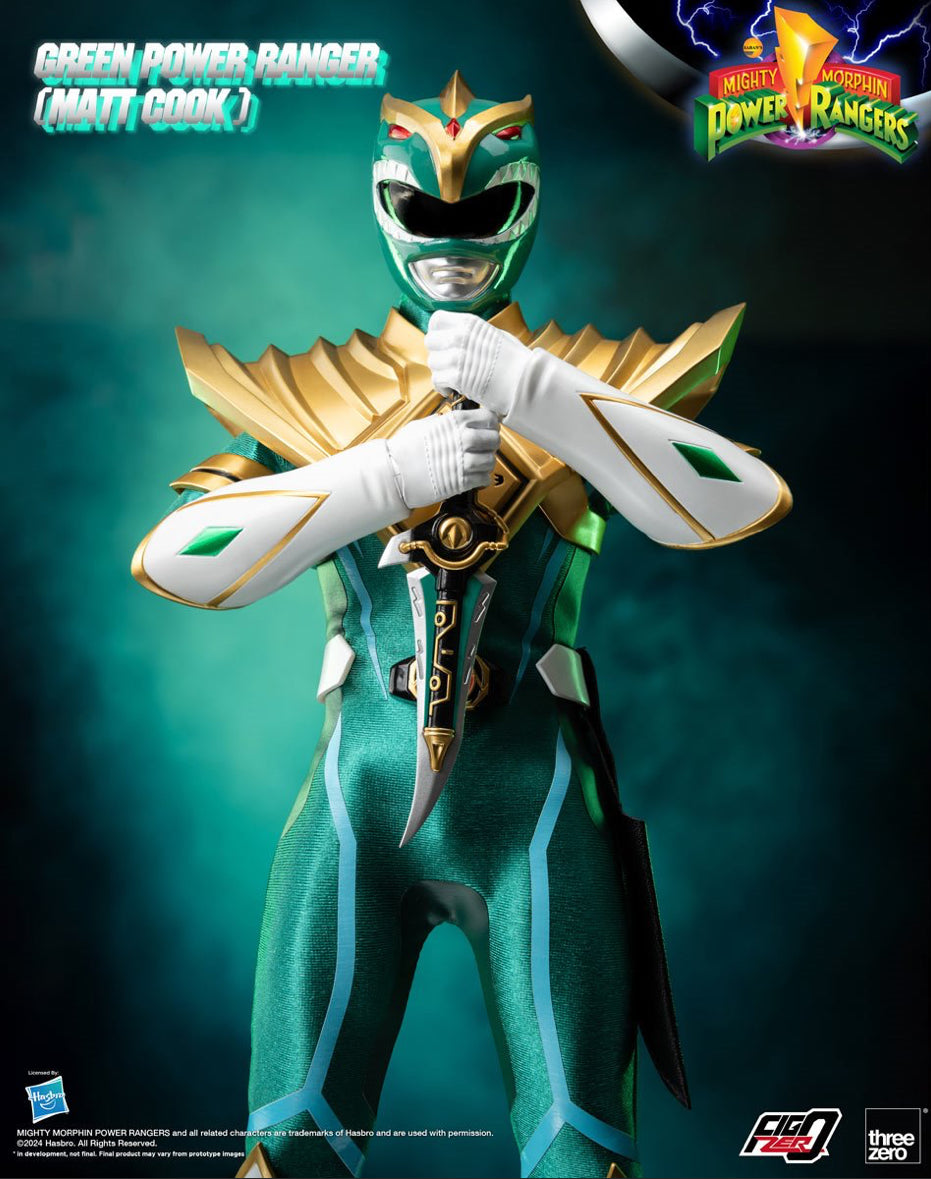Mighty Morphin Power Rangers Green Ranger Matt Cook FigZero 1:6 Scale Action Figure Previews Exclusive