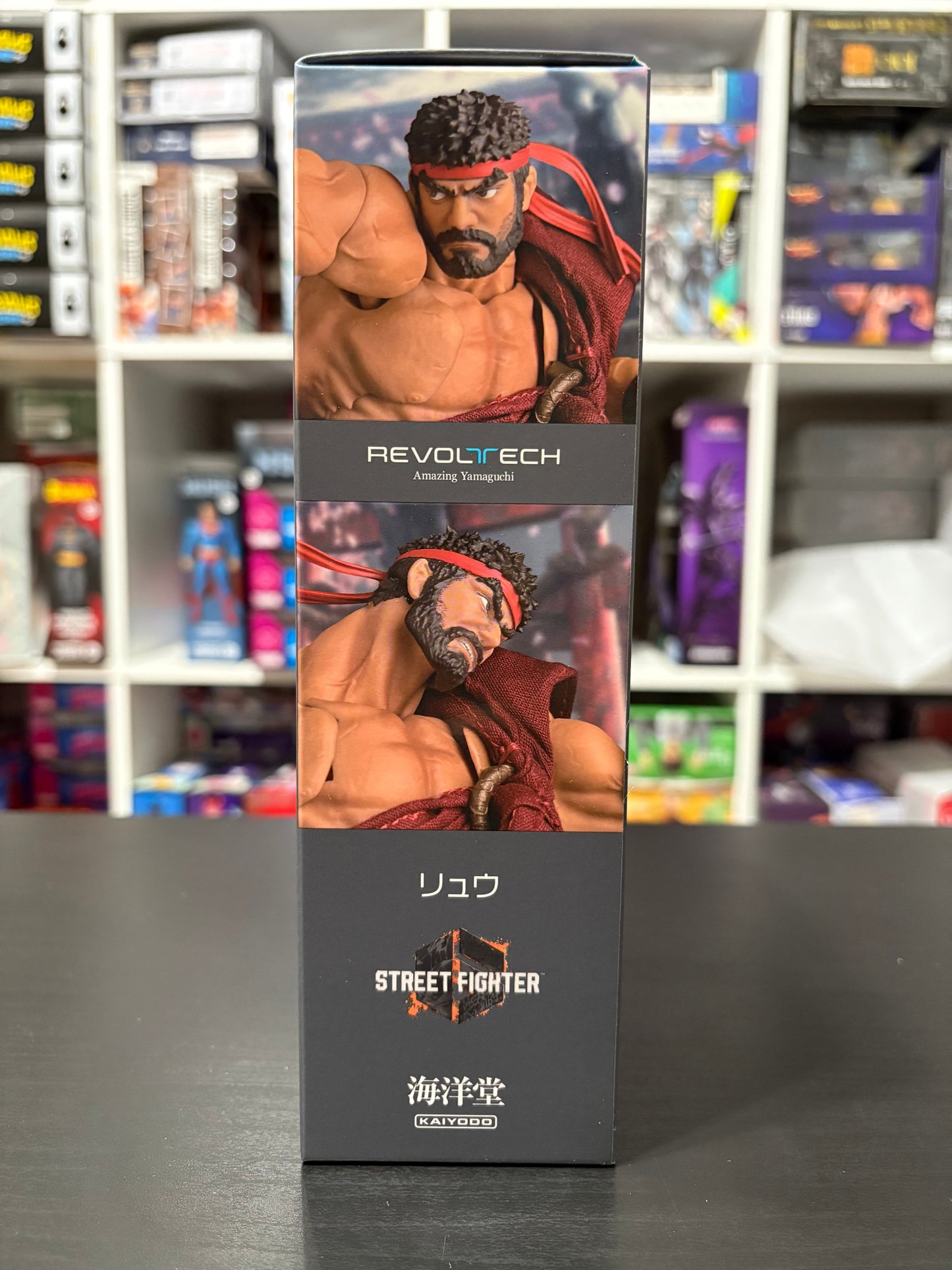 Amazing Yamaguchi Revoltech Ryu Street Fighter 6 w/ *Bonus Face Plate Action Figure BY KAIYODO