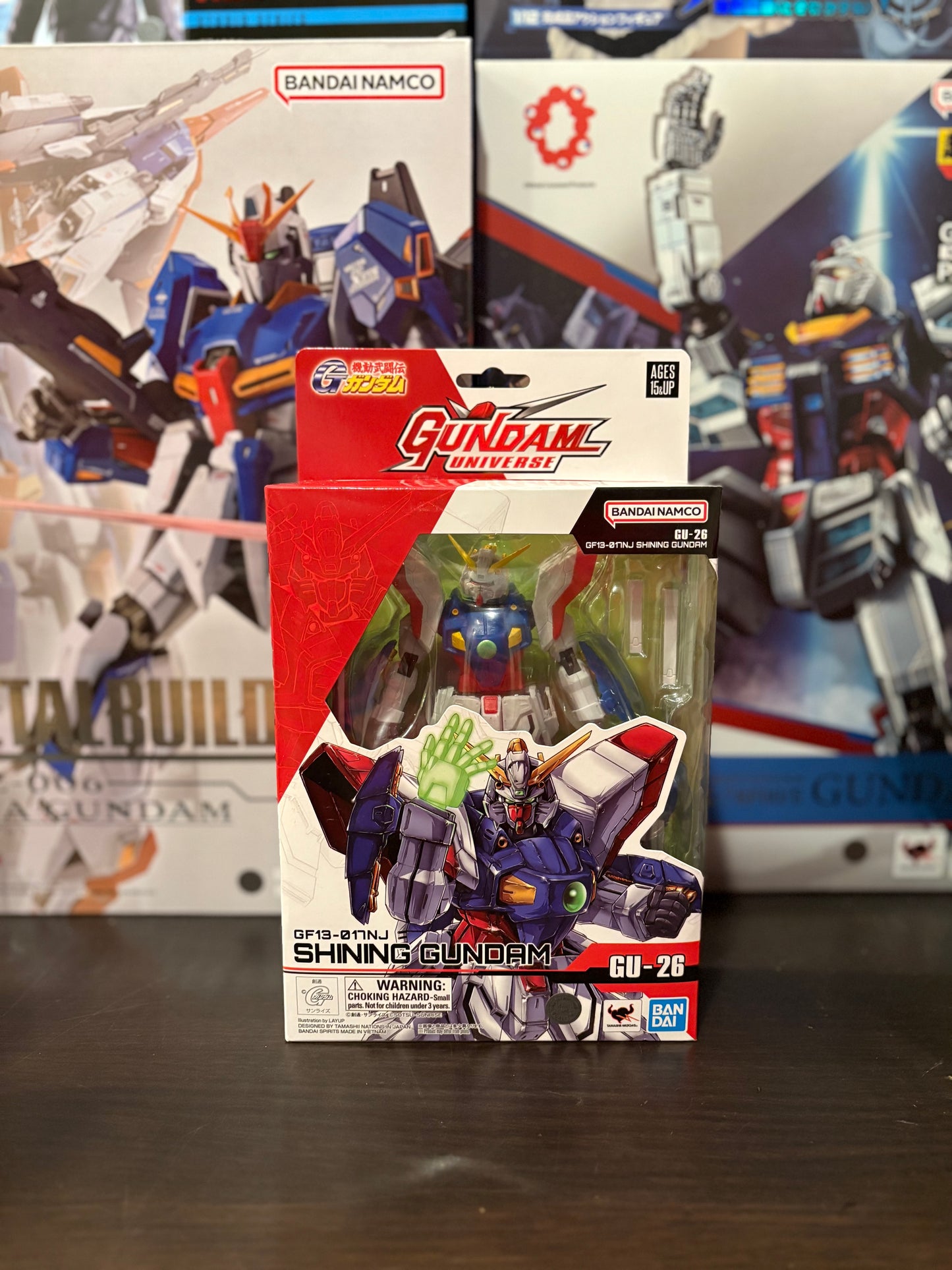 GUNDAM UNIVERSE GF13-017 NJ SHINING GUNDAM Bandai Namco