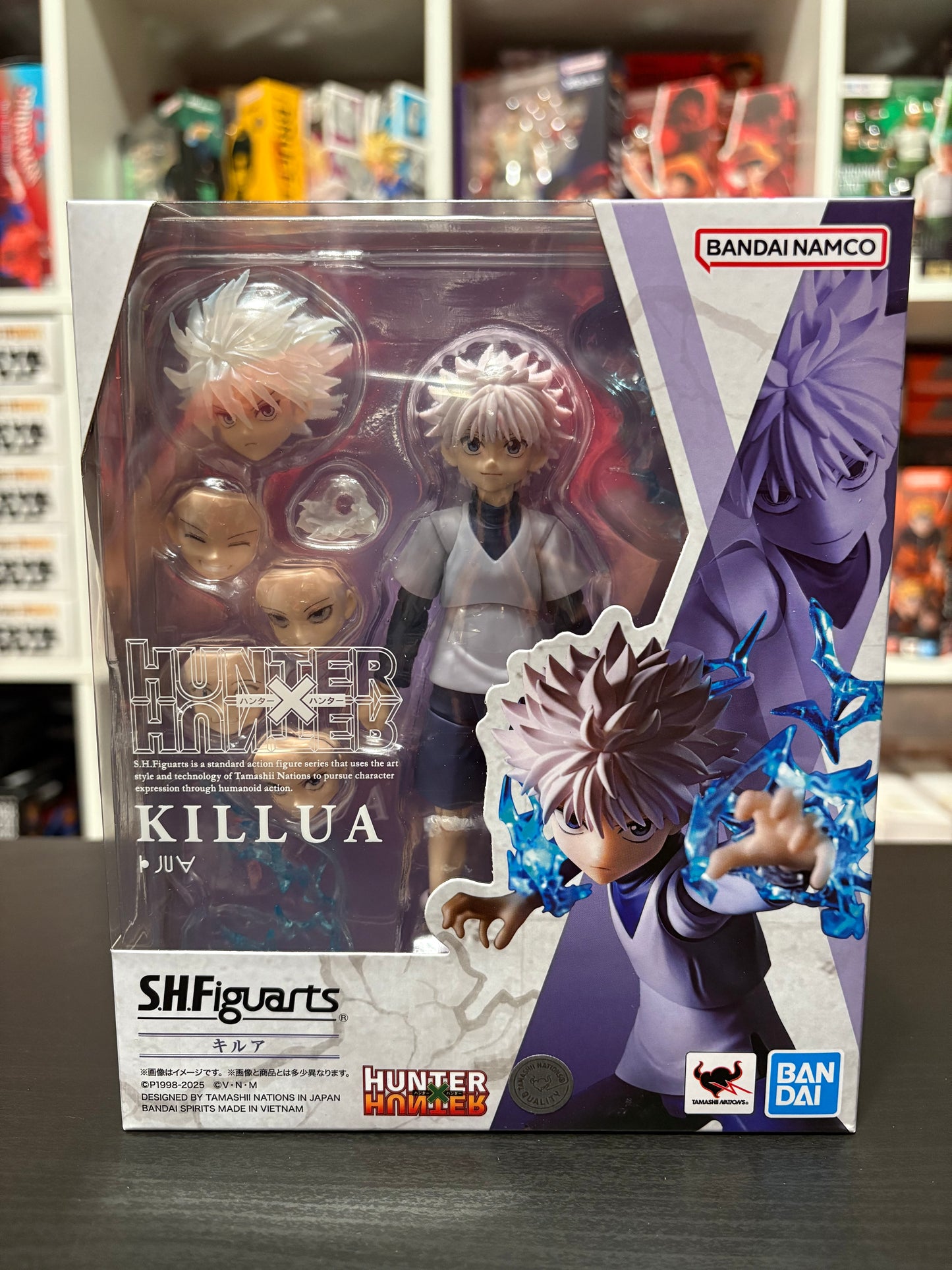 S.H.Figuarts Killua Hunter x Hunter Action Figure Tamashii Nations Bandai