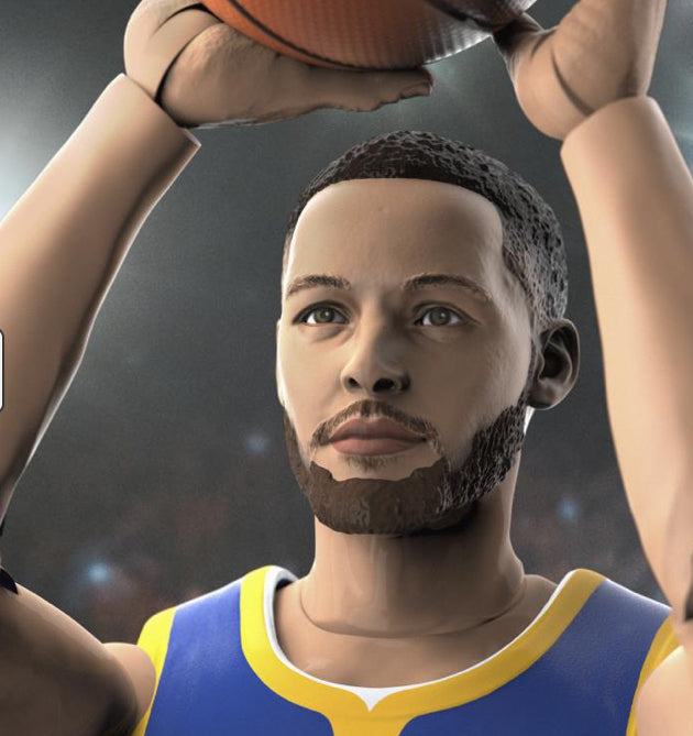 NBA Starting Lineup Series 1 Stephen Curry (Golden State Warriors)