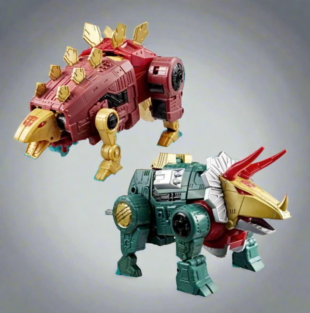 Transformers Generations Selects Age of the Primes Leader Class G2 Universe Dinobots Slug and Snarl by Hasbro