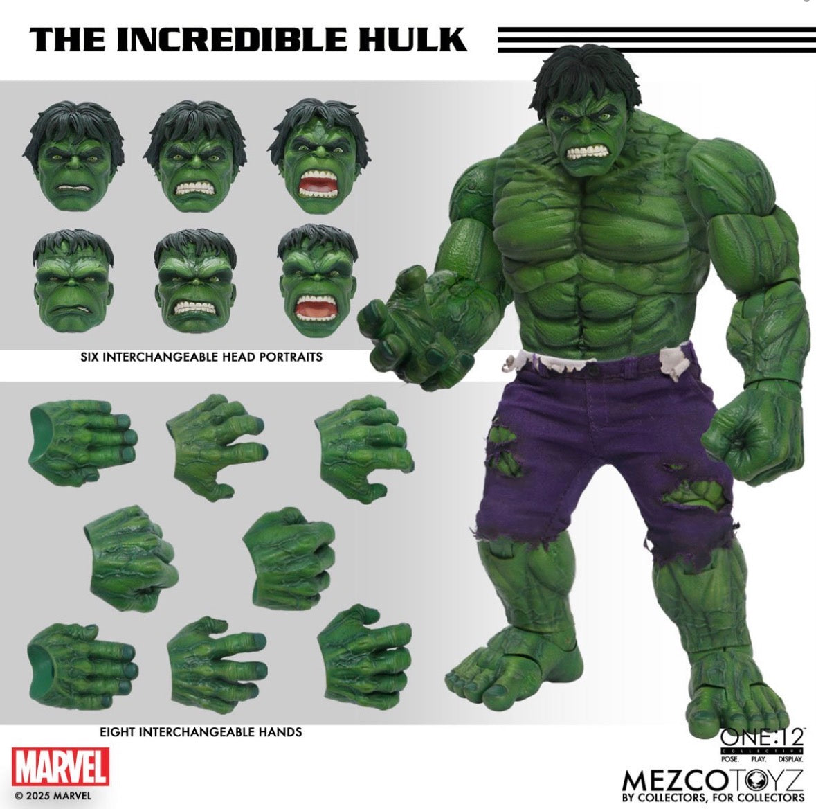 (Arriving Soon!) Marvel One:12 Collective Incredible Hulk Action Figure by Mezco