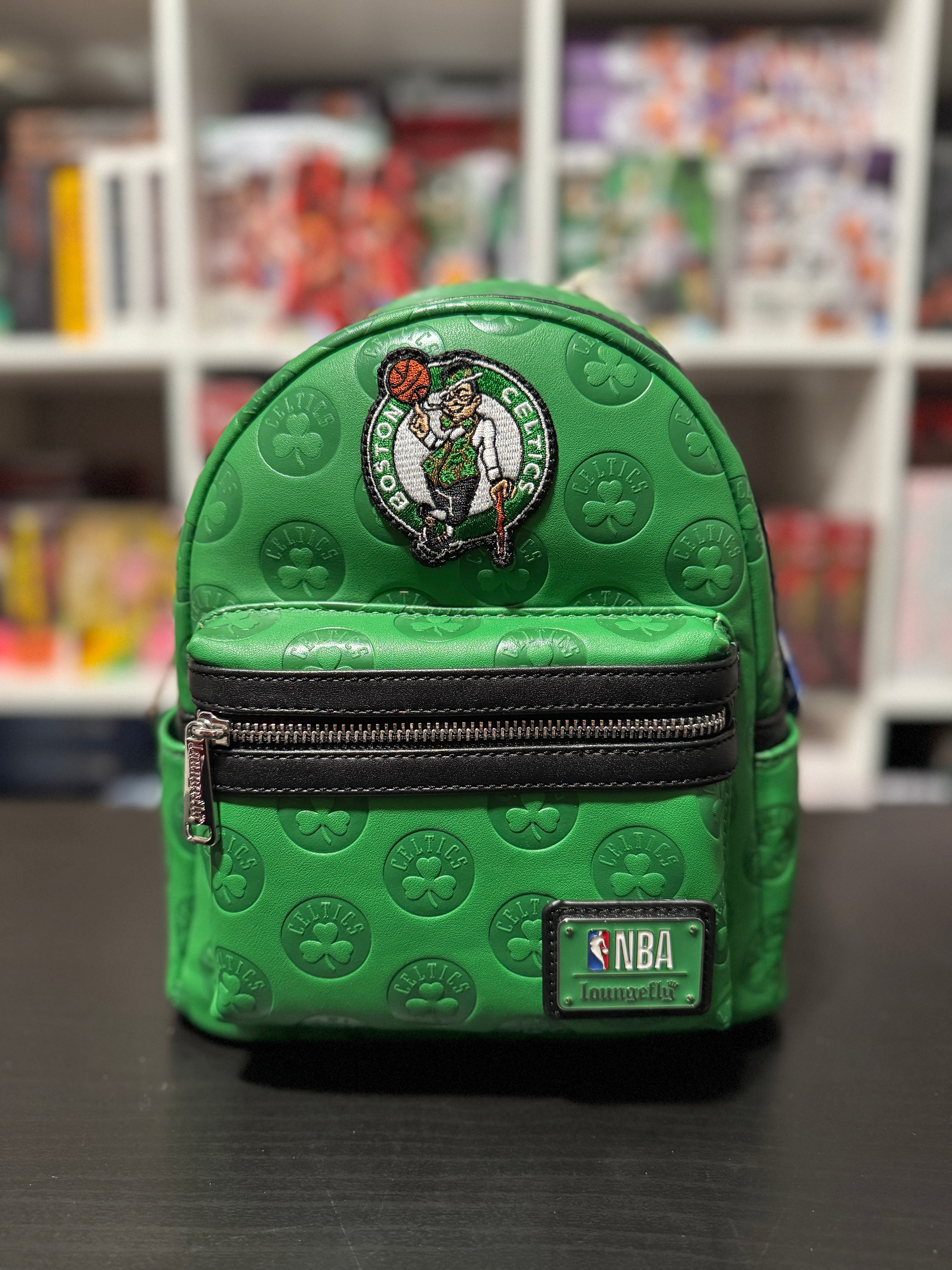 NBA Boston Celtics Debossed Logo Mini Sports Backpack by Loungefly