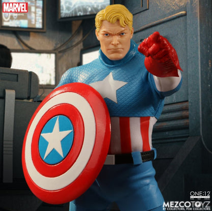 Captain America Marvel Comics One:12 Collective Silver Age by MEZCO TOYZ