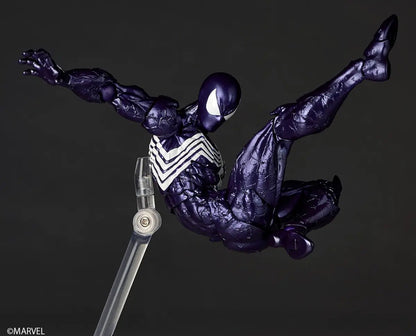 (Arriving soon! Limit 1 per costumer) Revoltech Amazing Yamaguchi Purple Symbiote Spider-Man by Kaiyodo