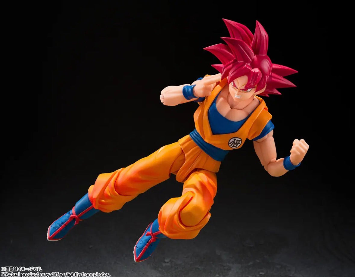 S.H.Figuarts Super Saiyan God Son Goku God Aura by Bandai Tamashii Nations