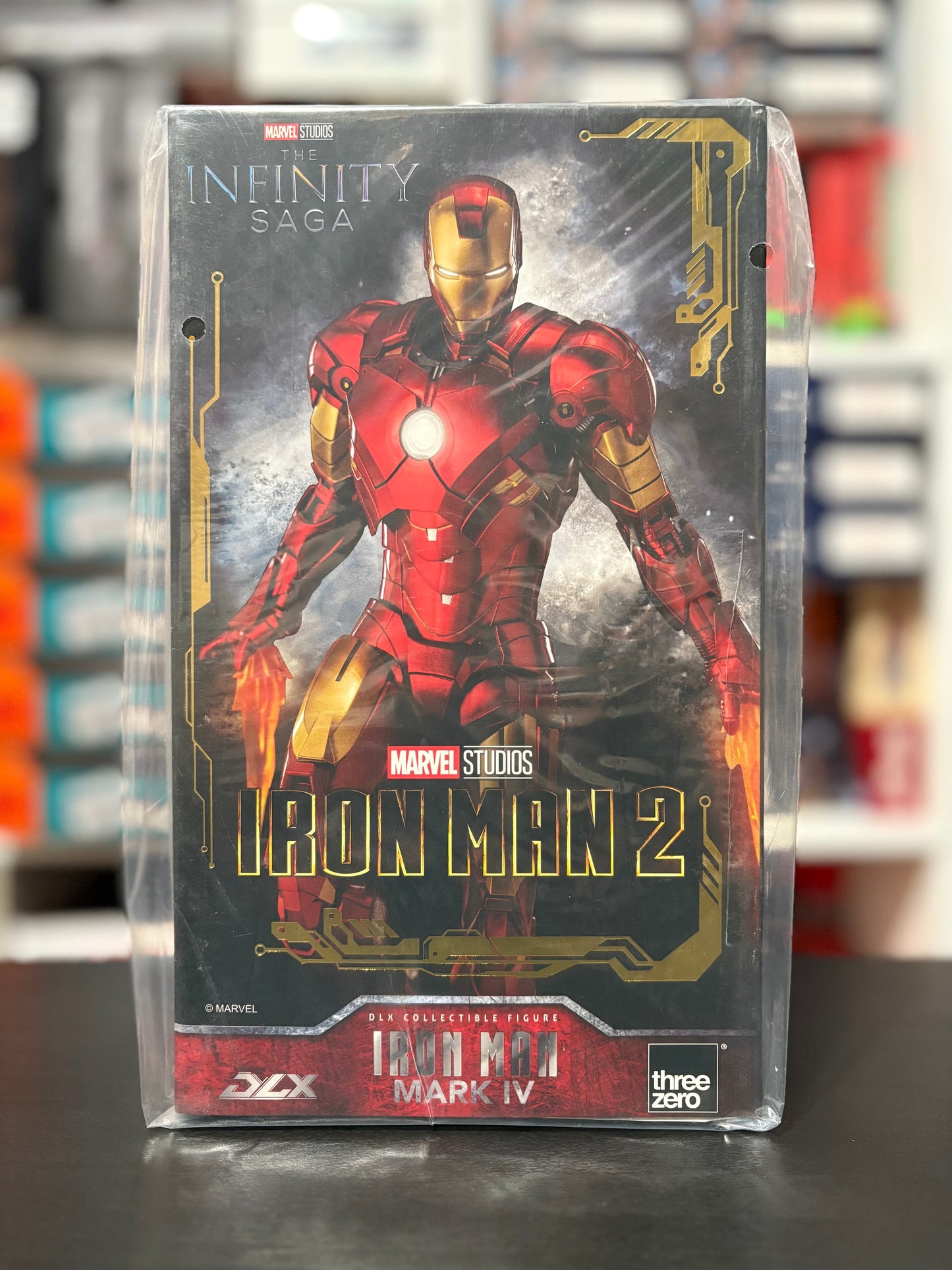 The Infinity Saga DLX Iron Man Mark IV Marvel 1/12 Scale by ThreeZero
