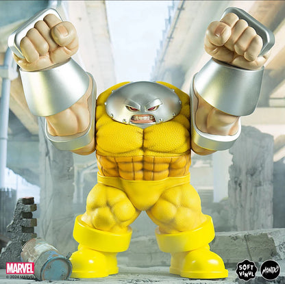 Juggernaut Prisoner Yellow Variant X-Men Soft Vinyl 12-Inch Figure by Mondo