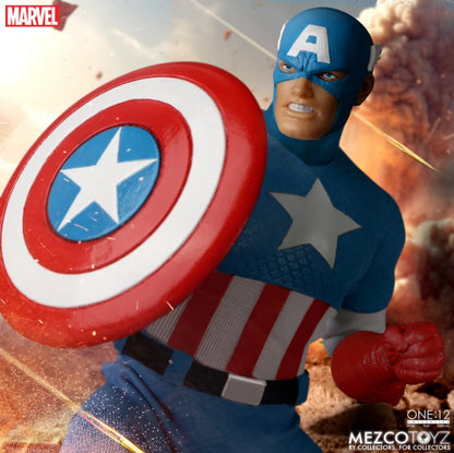 Captain America Marvel Comics One:12 Collective Silver Age by MEZCO TOYZ