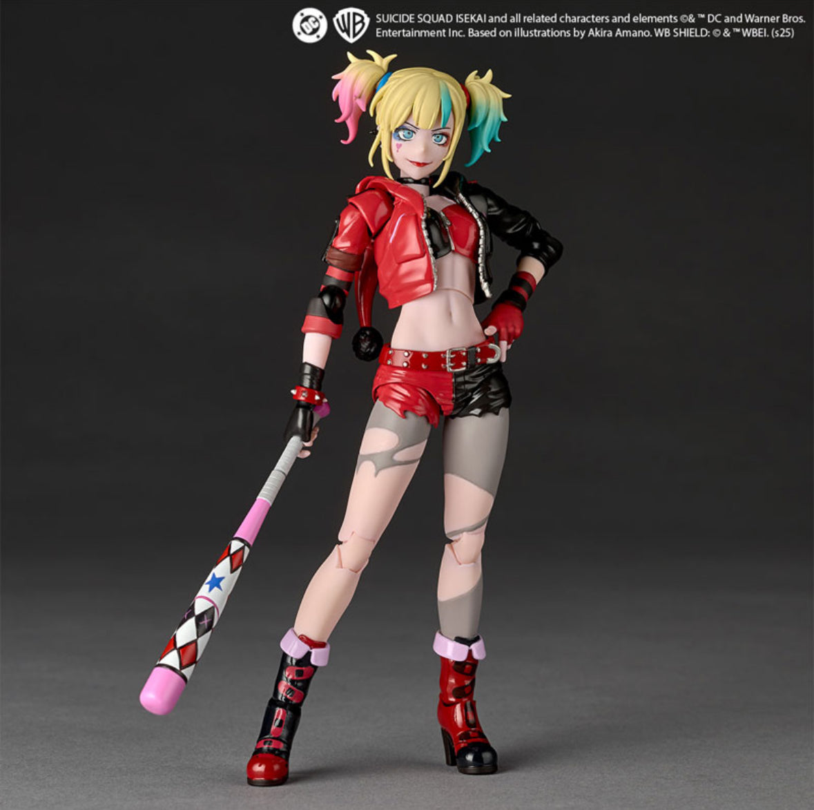 Revoltech Amazing Yamaguchi Harley Quinn Suicide Squad ISEKAI Ver. By Kaiyodo