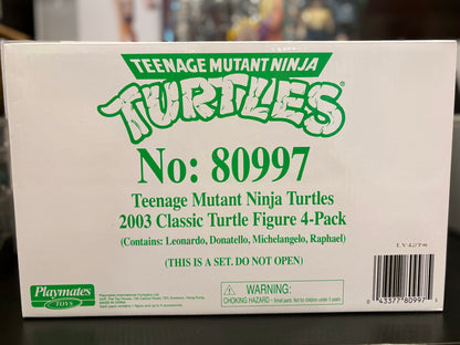 Teenage Mutant Ninja Turtles Classic 2003 4-Pack No: 80997 by Playmates