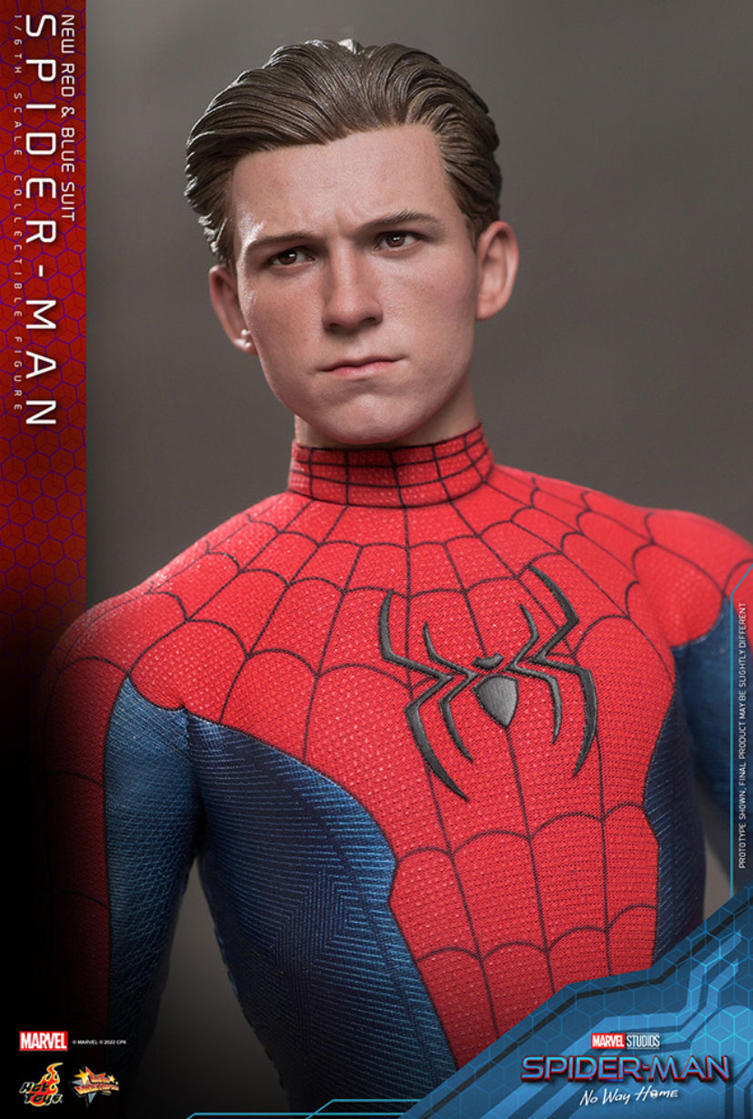 Hot Toys Spider-Man: No Way Home - Spider-Man (New Red & Blue Suit) 1/6 scale