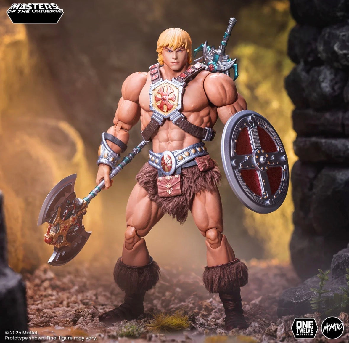 He-Man 1:12 Scale Action Figure by Mondo
