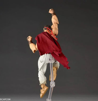 Amazing Yamaguchi Revoltech Ryu Street Fighter 6 w/ *Bonus Face Plate Action Figure BY KAIYODO