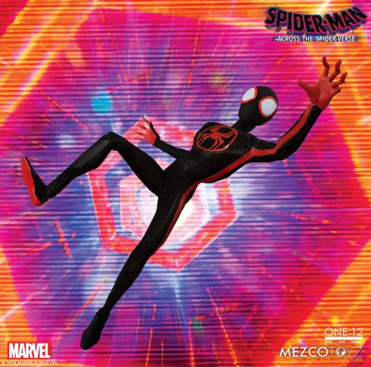 Spider-Man Across the Spider-Verse Miles Morales One:12 Collective Action Figure by Mezco