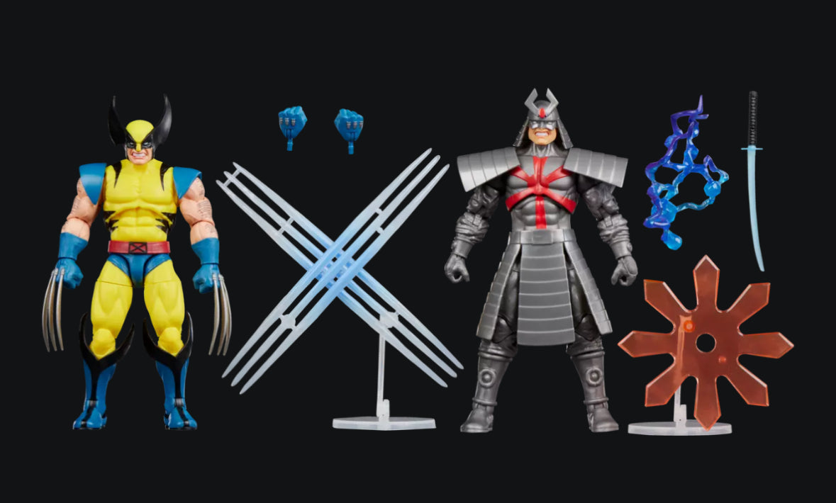 Marvel Legends Series Gamerverse Wolverine vs Marvel's Silver Samurai by Hasbro
