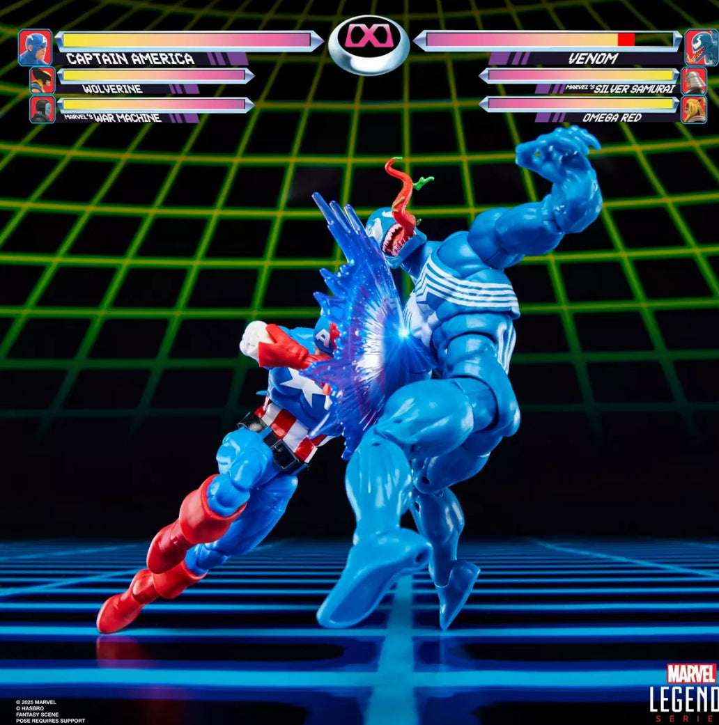Marvel Legends Series Gamerverse Captain America vs Venom by Hasbro
