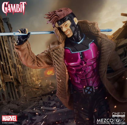(Arriving Soon!) Marvel X-Men Gambit One:12 Collective Action Figure by Mezco