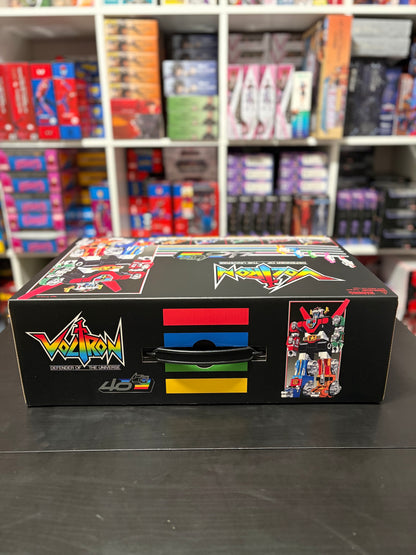 Voltron 40th Anniversary Set with Light-Up Sound Base by
Toynami