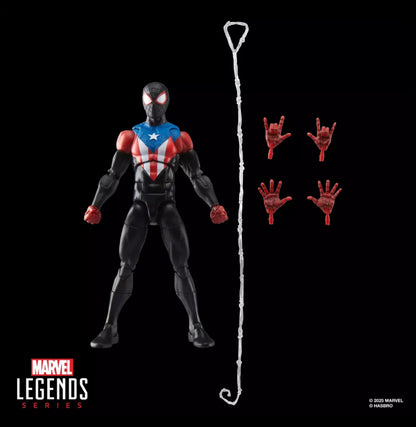 Spider-Man 2 Marvel Legends Gamerverse Miles Morales Boricua Suit by Hasbro