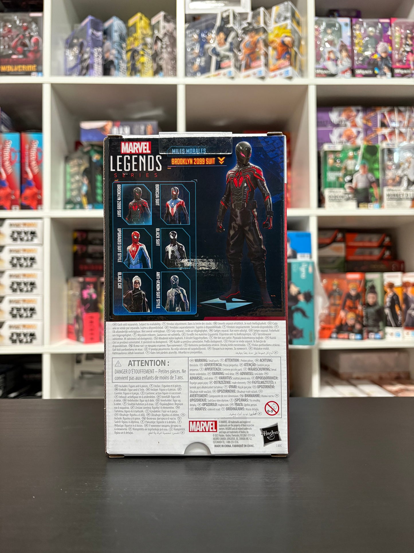 Spider-Man 2 Marvel Legends Gamerverse Miles Morales  Brooklyn 2099 Suit