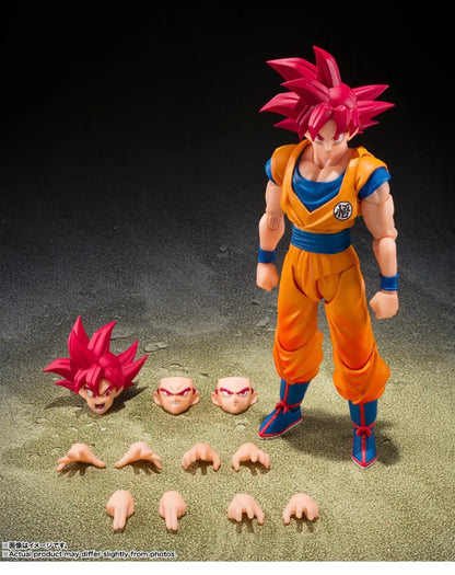 S.H.Figuarts Super Saiyan God Son Goku God Aura by Bandai Tamashii Nations