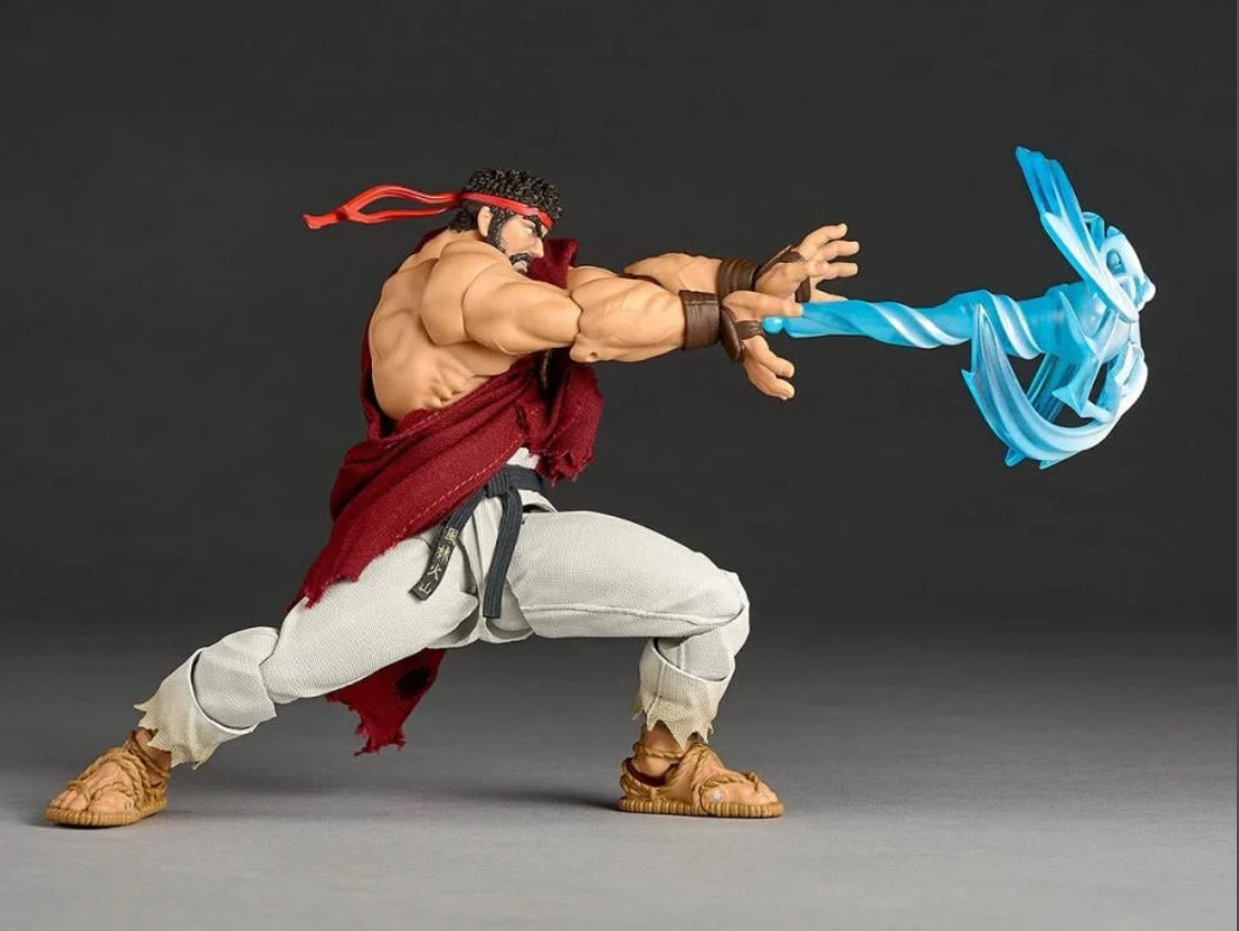 Amazing Yamaguchi Revoltech Ryu Street Fighter 6 w/ *Bonus Face Plate Action Figure BY KAIYODO